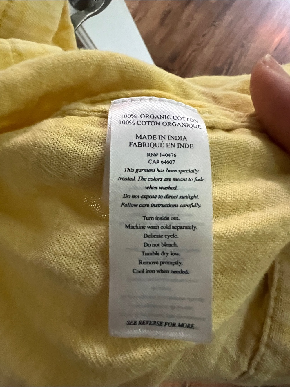 Faherty Pale Yellow Button-Front Carmel Midi Dress BNWT - Picture 4 of 8
